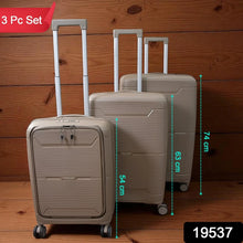 Hard - Shell Trolley Luggage Bag (Set of 3 - pice / Mix Color) - Justgrabit Inc.