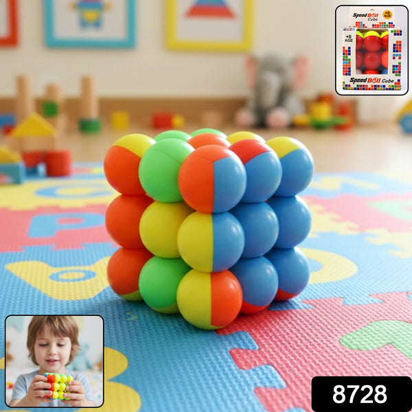 Speed Ball Cube Toy – Colorful Puzzle Cube - justgrabit.in | Just Grab It
