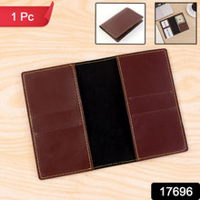 PU Leather Multipurpose Card Holder & Slim Travel Wallet (1 Pc) - justgrabit.in | Just Grab It