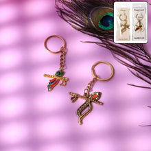 Peacock Flute Keychain Set (2 Pc Mix Design) - justgrabit.in | Just Grab It