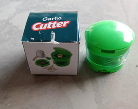Garlic Cutter/Chopper/Crusher for Kitchen (Green, 1 Pc) - justgrabit.in | Just Grab It
