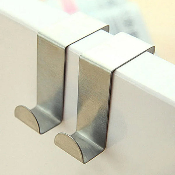 1 Pc Z Shape Door Over Hook used widely in all kinds of household for hanging of cloths and fabric items etc. - Justgrabit Inc.