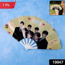 Idol - Themed Foldable Hand Fan - (1 Pc) - justgrabit.in | Just Grab It