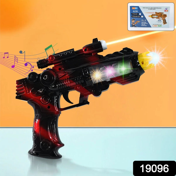 TTG LED Flashing Sound Laser Toy Gun – Battery Operated Space Gun with Lights & Music - Justgrabit Inc.