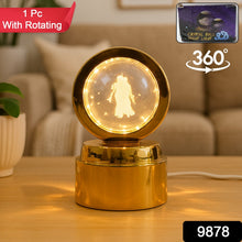 Radhe Krishna Crystal Ball Night Light – 1 Pc - justgrabit.in | Just Grab It