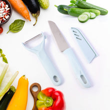 3 in 1 Kitchen Knife & Chopping Board Set (1 Set) - justgrabit.in | Just Grab It