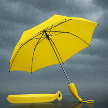 Stylish Banana Shaped Mini Foldable Umbrella - justgrabit.in | Just Grab It