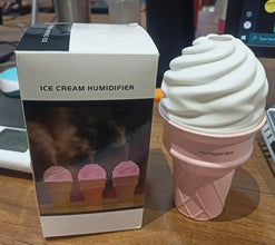 Ice Cream Cone Shape Air Freshener Humidifier (1Pc / Pink) - Justgrabit Inc.