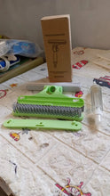 4 in 1 Multifunctional Glass Scraper, Window Glass Wiper with Watering Can, Silicon Cleaning Squeegee with Two Brush Heads, Practical Squeegee for Shower Doors, Windows, Tiles and Car Glass - Justgrabit Inc.