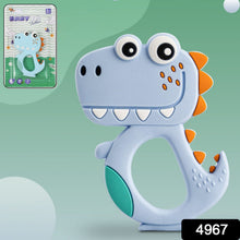 Silicone Dinosaur Teether for Baby (1 Pc / Mix Design & Color) - justgrabit.in | Just Grab It