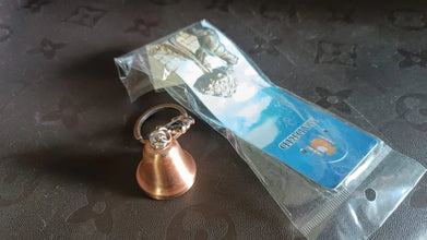 Metal Small Temple Bell Keychain, Motorcycle Bell Keychain (1 Pc / Mix Color) - Justgrabit Inc.