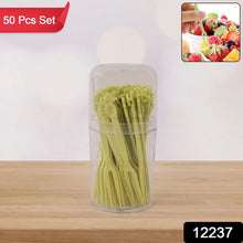 Plastic Fruit Forks Cake Dessert Forks Mini Forks (50 Pcs Set) - Justgrabit Inc.
