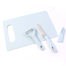 3 in 1 Kitchen Knife & Chopping Board Set (1 Set) - justgrabit.in | Just Grab It