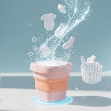 Portable Washing Machine, Foldable Washer and Dryer Combo (1 Set / Mix Color) - justgrabit.in | Just Grab It