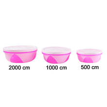 Apple Set of 3 Plastic Storage Containers (1 Pc) - justgrabit.in | Just Grab It