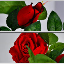 Artificial Rose Flower Plant With Pot, For Home Office Or Gift - Justgrabit Inc.