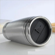 Stainless Steel Vacuum Glass Insulated Glass Coffee Cups, Tumbler (With Lid & Handle / 1 pc) - Justgrabit Inc.