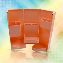 Multi - Purpose Pen Holder, Foldable Magnetic Kawaii Desk Pen Holder Pencil Makeup Storage Box Desktop Organizer Stand Case School Office Stationery - justgrabit.in | Just Grab It
