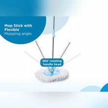 Sporty Plastic Spin Mop with Bigger Wheels and Plastic Auto Fold Handle for 360 Degree Cleaning. - Justgrabit Inc.