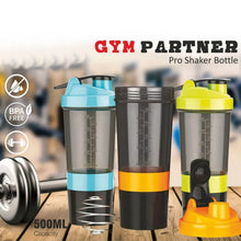 Gym Shaker Bottle & shakers for Protein Shake (1 Pc) - Justgrabit Inc.