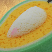 Multipurpose Mango Dish Sponge: Cleans Kitchen & Bath (Soft & Durable, 1 Pc) - Justgrabit Inc.
