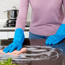 2 - Pair Large Blue Multipurpose Gloves – Ideal for Washing, Gardening & Cleaning - justgrabit.in | Just Grab It