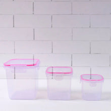 Kitchen Storage Container Set Of 3 Pcs (1500, 1000, 500 ML) - Justgrabit Inc.