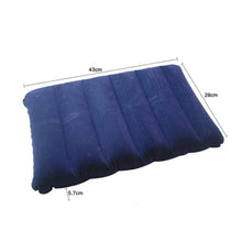 Velvet Air Inflatable Travel Pillow (Blue) - Justgrabit Inc.