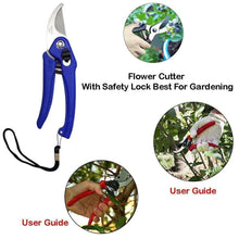 Stainless Steel Garden Scissors, flower cutter - justgrabit.in | Just Grab It