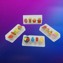 Fun Erasers for Kids! Mix & Match: Food & Drink Erasers (Set of 1) - Justgrabit Inc.