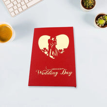 Unique 3D - Up Wishing Card (Wedding): 1 Pc - justgrabit.in | Just Grab It