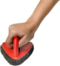 Bathroom Brush with abrasive scrubber for superior tile cleaning - Justgrabit Inc.