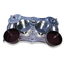 Multipurpose Decorative Multi Storage Mukhwas Dani / Serving Tray - Justgrabit Inc.