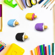 Cone, Donut & Lollipop Eraser Set for Kids’ School Gifts (1 Set 4 Pc, Themed) - justgrabit.in | Just Grab It