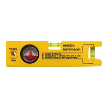 8 - inch Magnetic Torpedo Level with 1 Direction Pin, 2 Vials and 360 Degree View - Justgrabit Inc.