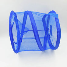 Mesh up Laundry Hamper, Foldable Portable Cylindrical Dirty Clothes Basket for Bedroom, Kids Room, College Dormitory and Travel - justgrabit.in | Just Grab It