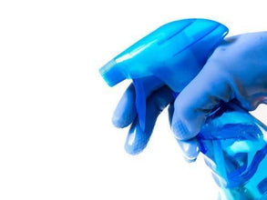 Flock line Reusable Rubber Hand Gloves (Blue) - 1pc - justgrabit.in | Just Grab It