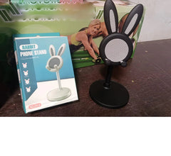 Cute Bunny Phone Stand, Angle Height Adjustable Phone Stand for Desk, Kawaii Phone Holder Desk Accessories, Easter Bunny Gifts Favor for Girl & Boys Accessories for Phone, Tablet, Easter Gifts Favors - justgrabit.in | Just Grab It