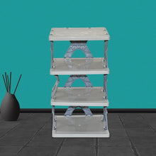 Foldable Shoe Rack (1 Pc, 4 Layers): Space - Saving, Entryway Storage - justgrabit.in | Just Grab It