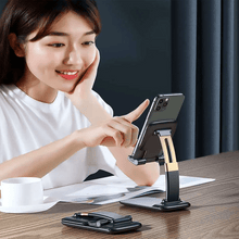 Phone Holder for Table, Foldable Universal Mobile Stand for Desk - Justgrabit Inc.
