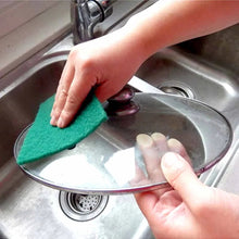 Scrub Sponge Cleaning Pads Aqua Green (Pack Of 6) - Justgrabit Inc.