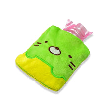 Green Kitty Hot Water Bag with Cover for Pain Relief & Warmth - Justgrabit Inc.