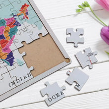 Wooden India Map Puzzle - (1 Set) - Justgrabit Inc.