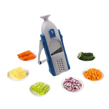 Multi - Function Time Saving Vegetable Slicer Cutter + Julienne 5 - in - 1 Food Vegetable Potato Chopper, Garlic Grinder - justgrabit.in | Just Grab It
