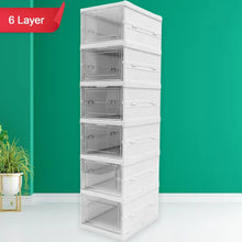 6 - Layer Stackable Foldable Storage Organizer Cart for Clothes, Kitchen, Closet & Bathroom - justgrabit.in | Just Grab It