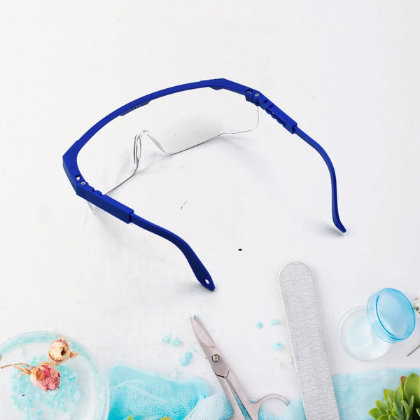 Safety Glasses Dust Wind Proof Eye Glasses UV Protection, Safety Goggles Eyewear Adjustable clear shooting eye protection eyewear clear glasses for men women lab goggles over glasses - justgrabit.in | Just Grab It