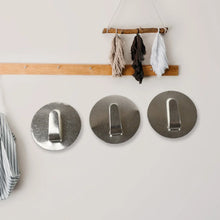 Self - Adhesive Hooks, Heavy Duty Wall Hooks Hangers Stainless Steel Waterproof Sticky Hooks for Hanging Robe Coat Towel Kitchen Bathroom and. - justgrabit.in | Just Grab It