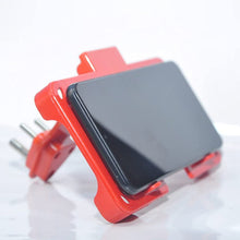 Multi - Purpose Wall Holder Stand for Mobile Charging (Red) - justgrabit.in | Just Grab It