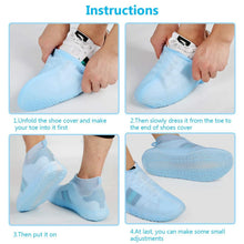 Non - Slip Silicone Rain Reusable Anti skid Waterproof Fordable Boot Shoe Cover (Mix Color) - Justgrabit Inc.