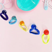 Small Ball Elastic Hairbands (Pack of 5 / Multicolour) - Justgrabit Inc.